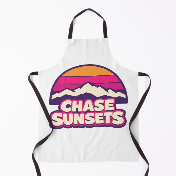 Item preview, Chase Sunsets Retro Mountain Sunset designed and sold by Art3mis777.