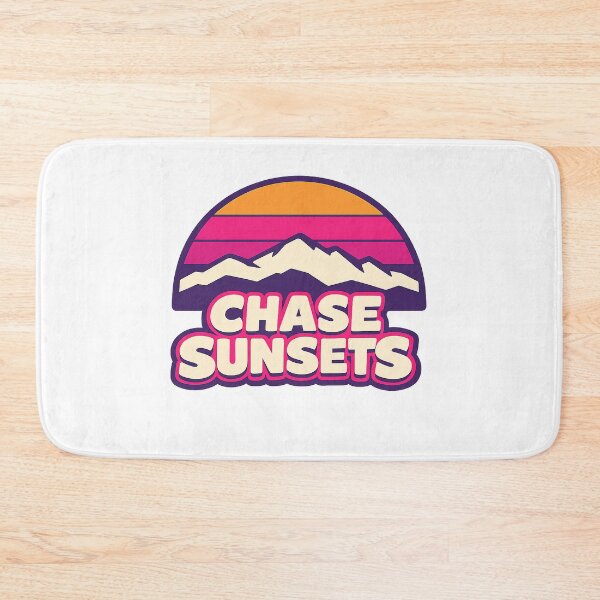 Item preview, Chase Sunsets Retro Mountain Sunset designed and sold by Art3mis777.