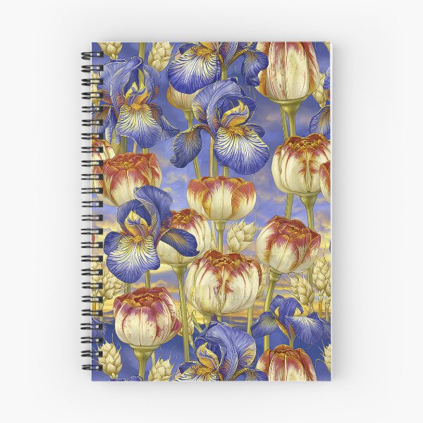 Item preview, Celestial Garden: Royal Irises and Starlit Sky designed and sold by Piotrek0001.