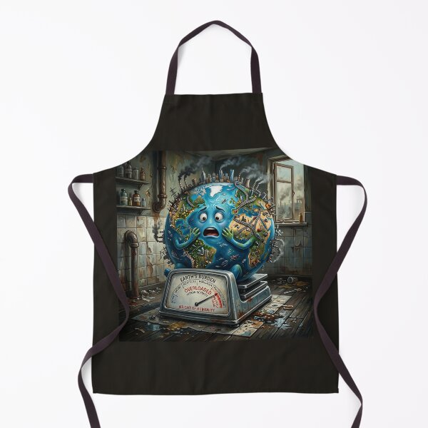 Item preview, Planet Earth Overloaded Human Activity Climate Art designed and sold by Michaelragheb.