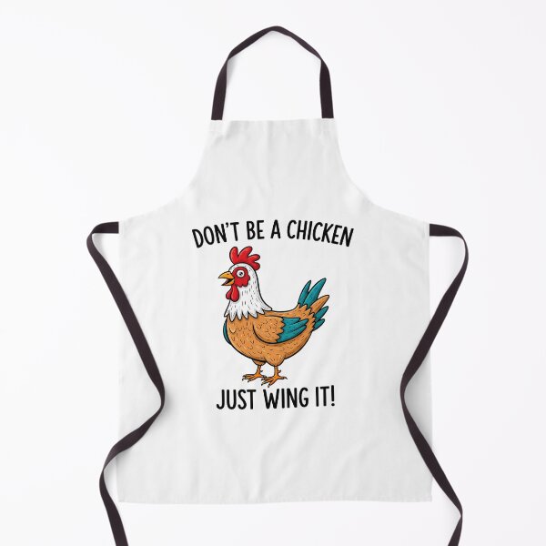 Item preview, Don'T Be A Chicken Just Wing It Funny Rooster Art designed and sold by shockley-kashaz.