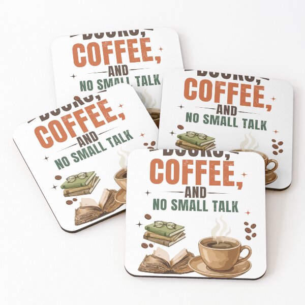 Item preview, Books Coffee And No Small Talk designed and sold by Uvclick.