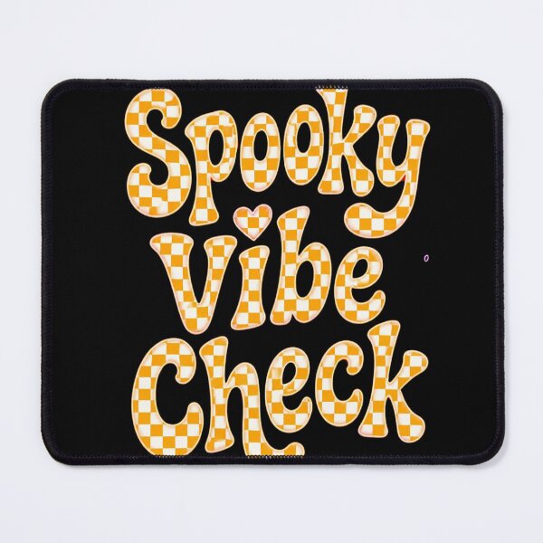 Item preview, Spooky Vibe Check Halloween Checkered Retro Design. designed and sold by BriSher.