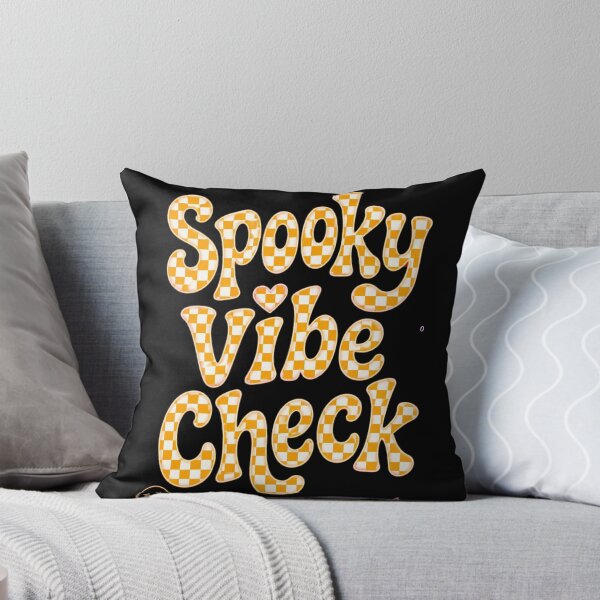 Item preview, Spooky Vibe Check Halloween Checkered Retro Design. designed and sold by BriSher.