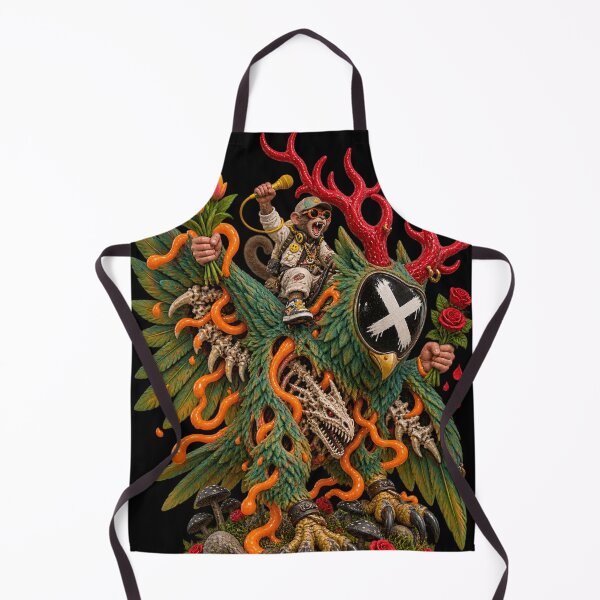 Item preview, BRTHRCNK Green Eagle X-Beast with Monkey Rider - Flower Tour designed and sold by BRTHRCNK01.
