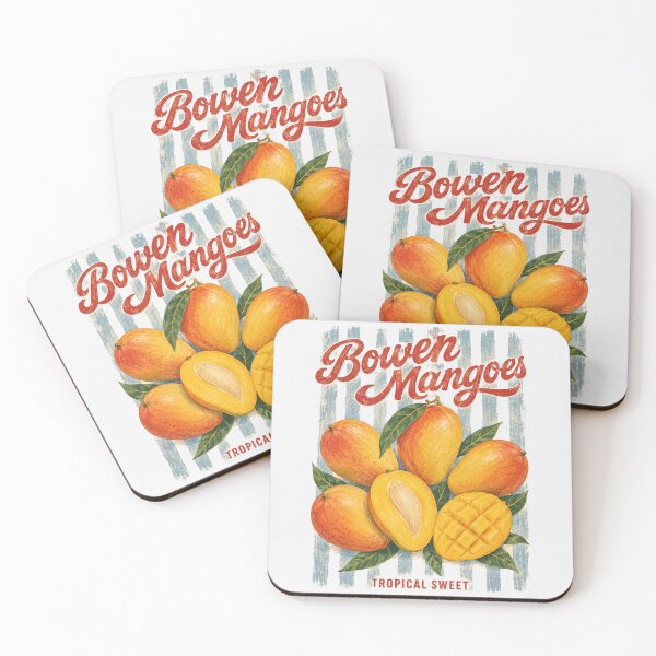 Item preview, Bowen Mangoes Tropical Sweet Retro Mango Market Queensland Aesthetic designed and sold by Yellowriversss.