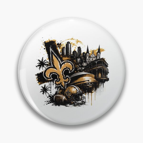Item preview, Arte de fans de Nueva Orleans, ciudad del fútbol grunge designed and sold by Flessner97.