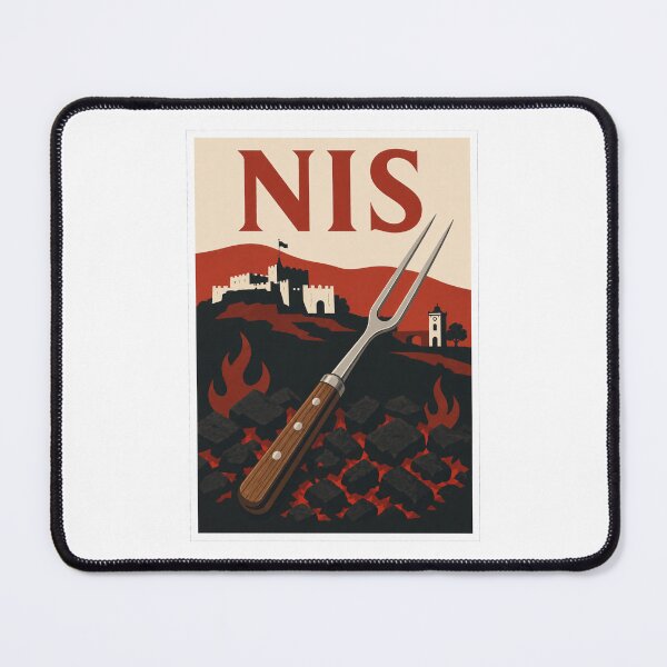 Item preview, Niš Serbian Grill Travel Poster designed and sold by Beyond Destinations.