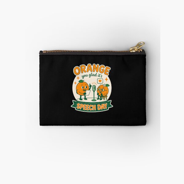 Item preview, Orange You Glad It's Speech Day Funny Orange Pun designed and sold by leocreatives.