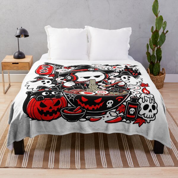 Item preview, Halloween Ramen T-shirt – Wizard, Ghosts and Japanese Noodles designed and sold by J-Impression.