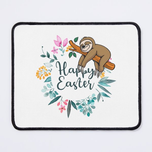 Item preview, Easter And Sloth Masks Easter And Sloth Amazing Dress Easter And Sloth Shirts For Adults And Kids Easter And Sloth Shower Curtains Easter And Sloth Mugs Easter And Sloth designed and sold by ely-brittaney.