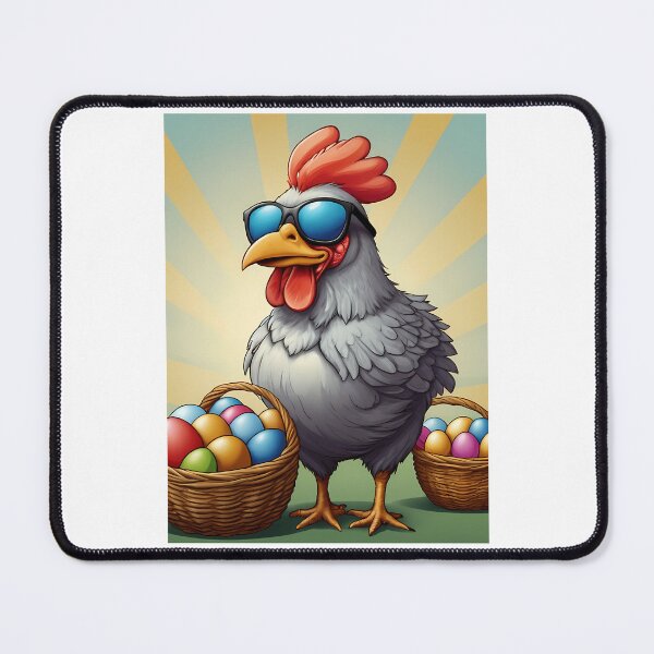 Item preview, Easter Egger Chicken With Glasses Retro designed and sold by shockley-kashaz.
