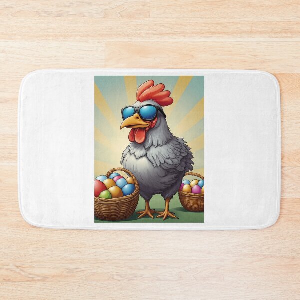 Item preview, Easter Egger Chicken With Glasses Retro designed and sold by shockley-kashaz.