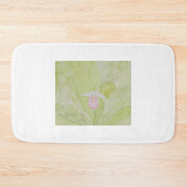 Item preview, Lady Slipper Forest Watercolor Painting designed and sold by linn-kathline.