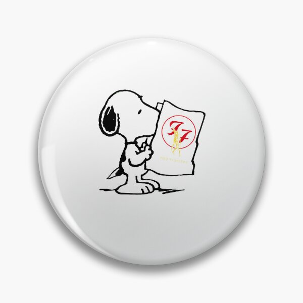 Item preview, Snoopy Reading Newspaper Foofighter logo designed and sold by NeonOddClub.