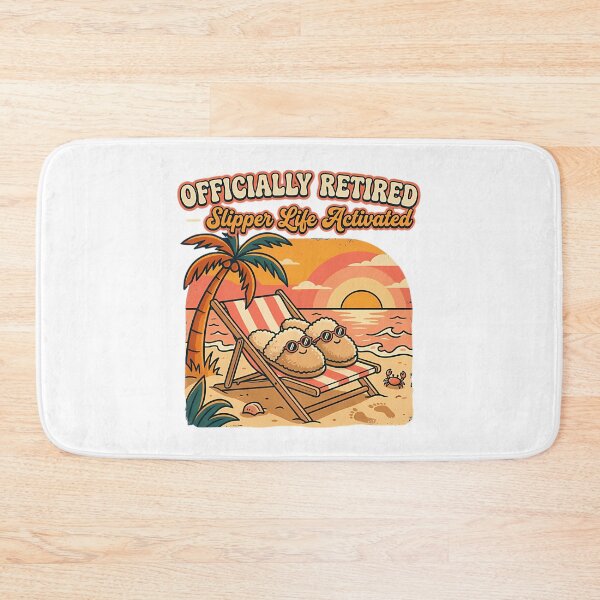 Item preview, Officially Retired Slipper Life Activated Funny Retirement T-Shirt designed and sold by linn-kathline.
