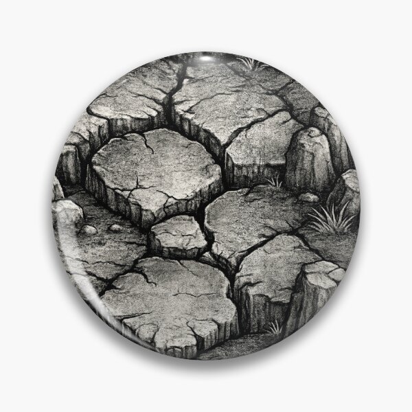 Item preview, Grey Rocky Fissure Landscape Art designed and sold by Piotrek0001.