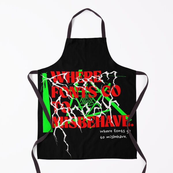 Item preview, Where Fonts Misbehave Creative T-Shirt, Designer Humor Graphic designed and sold by baretyas.