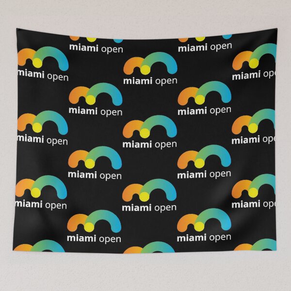 Artikelvorschau, Miami Open Logo Schwarz entworfen und verkauft von damar-cuscaton.
