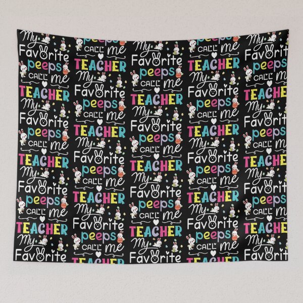 Item preview, My Favorite Peeps Call Me Teacher Bunny Rabbit Easter Day designed and sold by ivy-aiko.