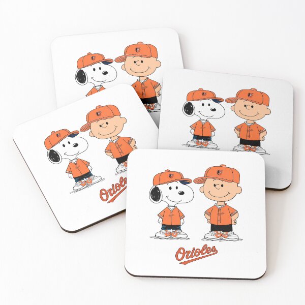 Item preview, Snoopy Charlie Brown Orioles Baseball  designed and sold by NeonOddClub.