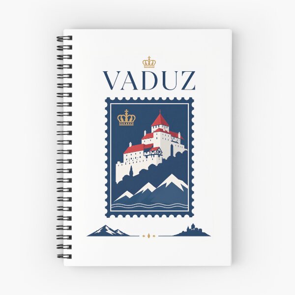Item preview, Vaduz Castle Vintage Travel Stamp designed and sold by Beyond Destinations.