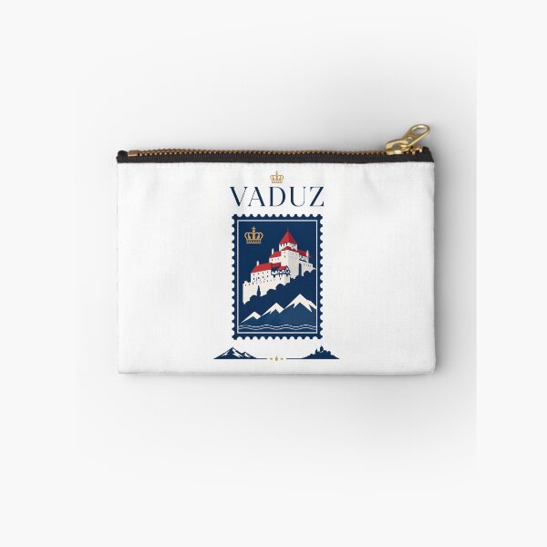 Item preview, Vaduz Castle Vintage Travel Stamp designed and sold by Beyond Destinations.