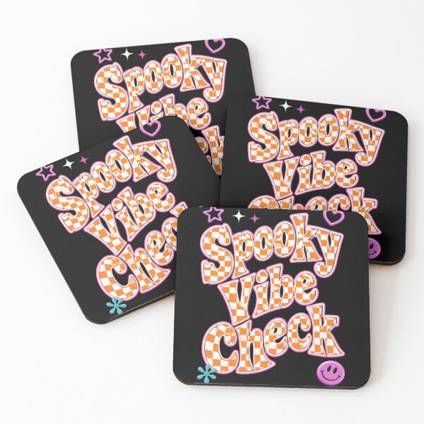 Item preview, Spooky Vibe Check Halloween Checkered Retro Design. designed and sold by BriSher.