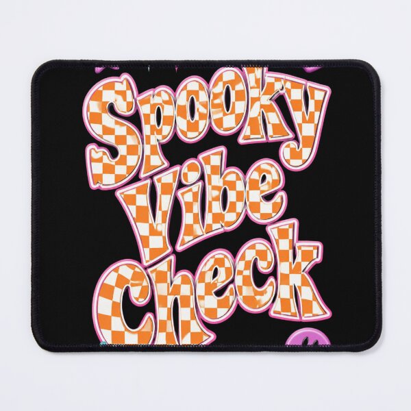 Item preview, Spooky Vibe Check Halloween Checkered Retro Design. designed and sold by BriSher.