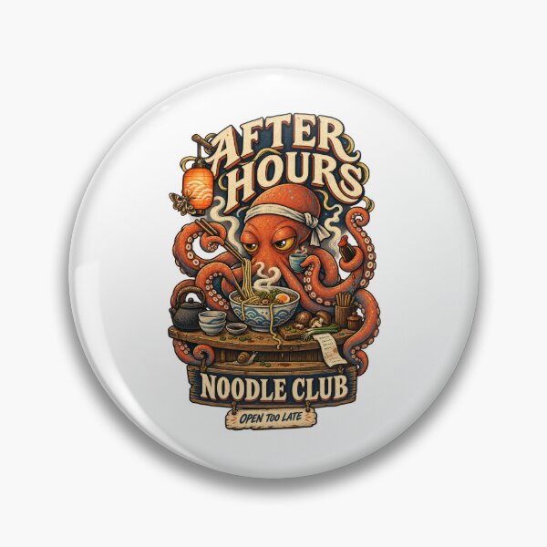 Item preview, After Hours Noodle Club Octopus Ramen designed and sold by Trendy-Artistry.