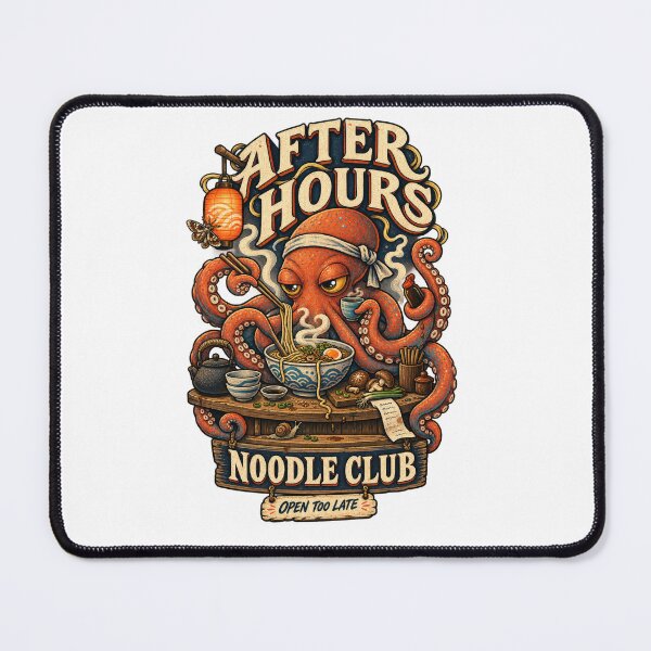 Item preview, After Hours Noodle Club Octopus Ramen designed and sold by Trendy-Artistry.