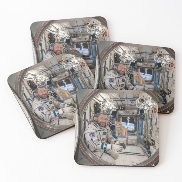 Item preview, Russian cosmonaut finds cat in spacecraft  designed and sold by WiseBow.