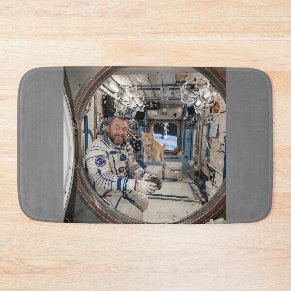 Item preview, Russian cosmonaut finds cat in spacecraft  designed and sold by WiseBow.