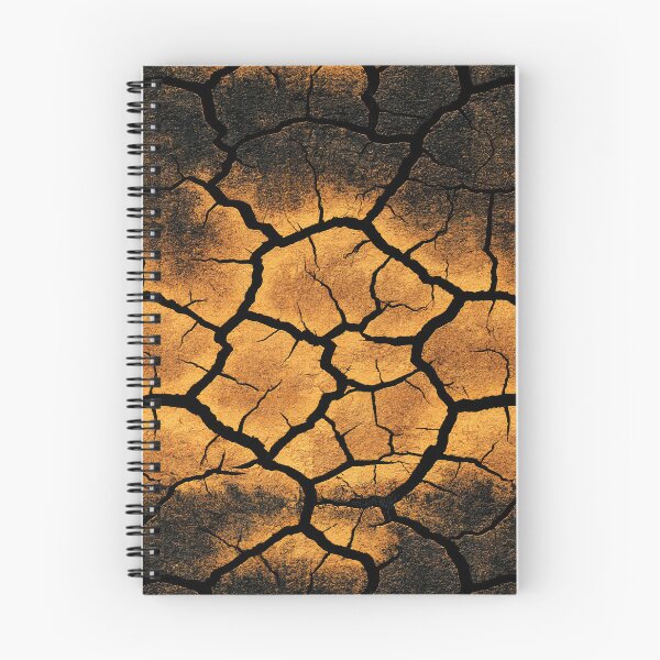 Item preview, Molten Amber Glow on Black Fissures designed and sold by Piotrek0001.