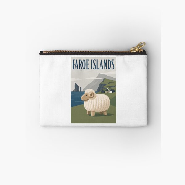 Item preview, Faroe Islands Sheep Travel Poster designed and sold by Beyond Destinations.