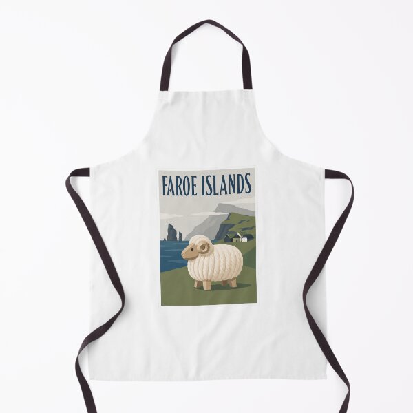 Item preview, Faroe Islands Sheep Travel Poster designed and sold by Beyond Destinations.