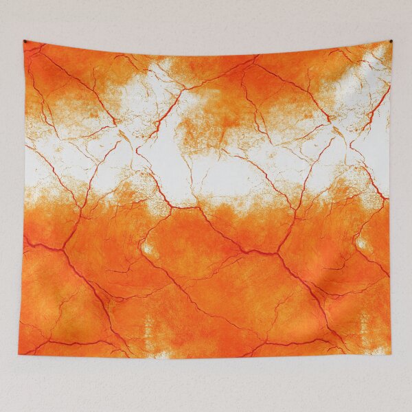 Item preview, Fiery White and Orange Molten Flow Art designed and sold by Piotrek0001.