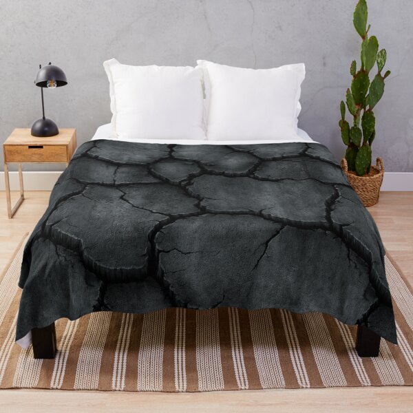 Item preview, Large Dark Grey Earth Fissure Pattern designed and sold by Piotrek0001.