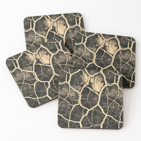 Item preview, Antique Tan Stone with Bold Gold Veins designed and sold by Piotrek0001.