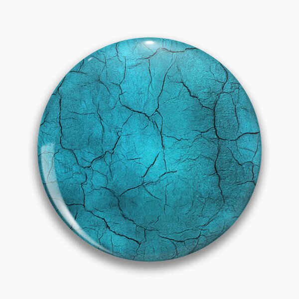 Item preview, Vibrant Electric Cyan Cracked Surface Art designed and sold by Piotrek0001.