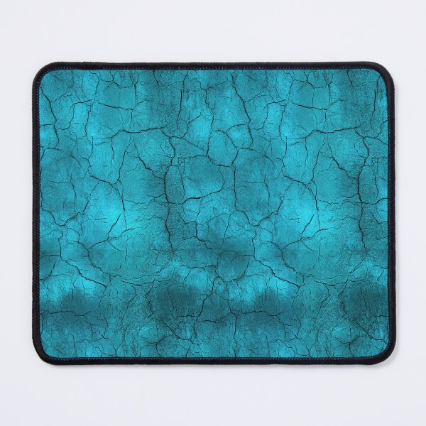 Item preview, Vibrant Electric Cyan Cracked Surface Art designed and sold by Piotrek0001.