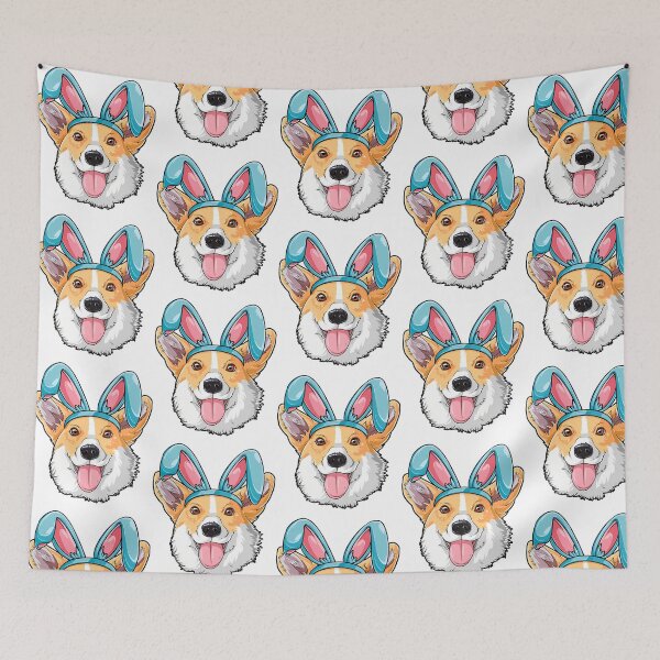 Item preview, Easter Bunny Corgi T Shirt Dog Boys Girl Kids Men Women Tee designed and sold by ely-brittaney.