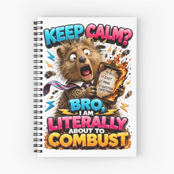 Item preview, Keep Calm Bro I Am Literally About To Combust designed and sold by Sovereign Supply Co..
