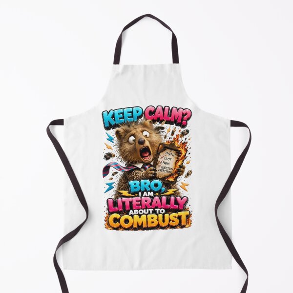 Item preview, Keep Calm Bro I Am Literally About To Combust designed and sold by Sovereign Supply Co..