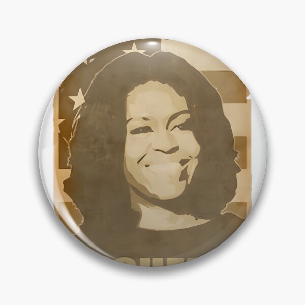 Item preview, Michelle Obama Portrait - Elegant & Inspirational | Best Gift designed and sold by Barbara Souza.