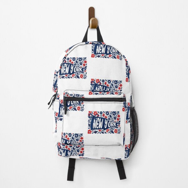 Item preview, New York Pennant Floral Retro designed and sold by ZiqiPyatt.