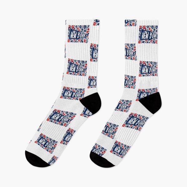 Item preview, New York Pennant Floral Retro  designed and sold by ZiqiPyatt.