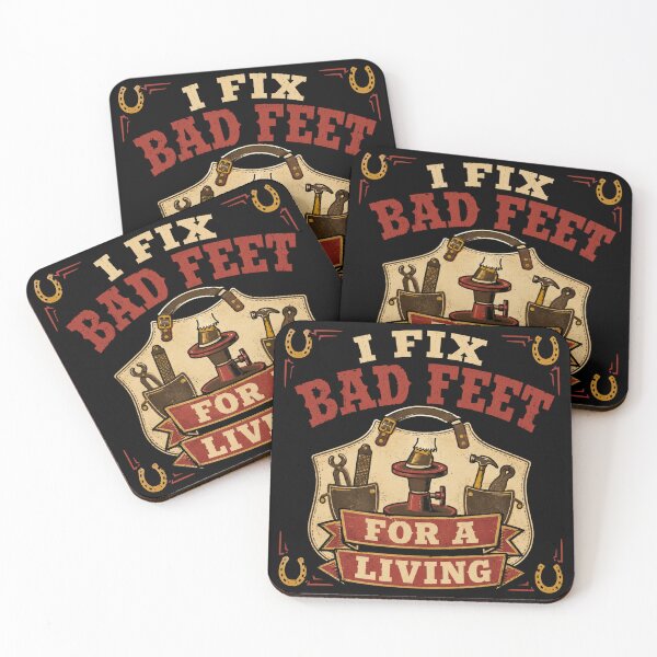 Item preview, I Fix Bad Feet For A Living Funny Farrier Gift designed and sold by DreamLayerStudio.