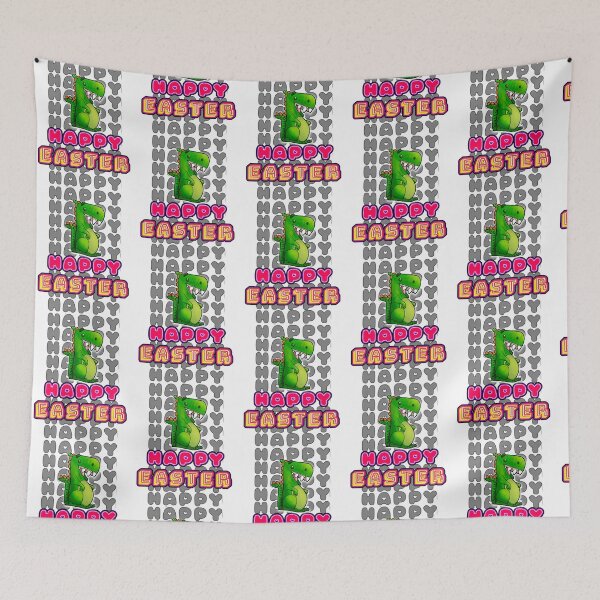 Item preview, Easter Saurus Rex Dinosaur T Rex Bunny Basket Eggs Easter designed and sold by alara-kite.