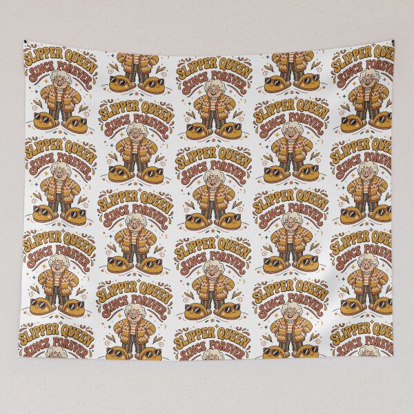 Item preview, Slipper Queen Funny Grandma Cozy Life T-Shirt Gift For Grandmothers designed and sold by linn-kathline.